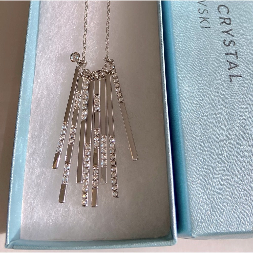 Touchstone Crystal By Swarovski Sparkling Sticks Necklace